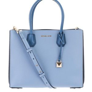 Michael Kors Mercer pale blue purse